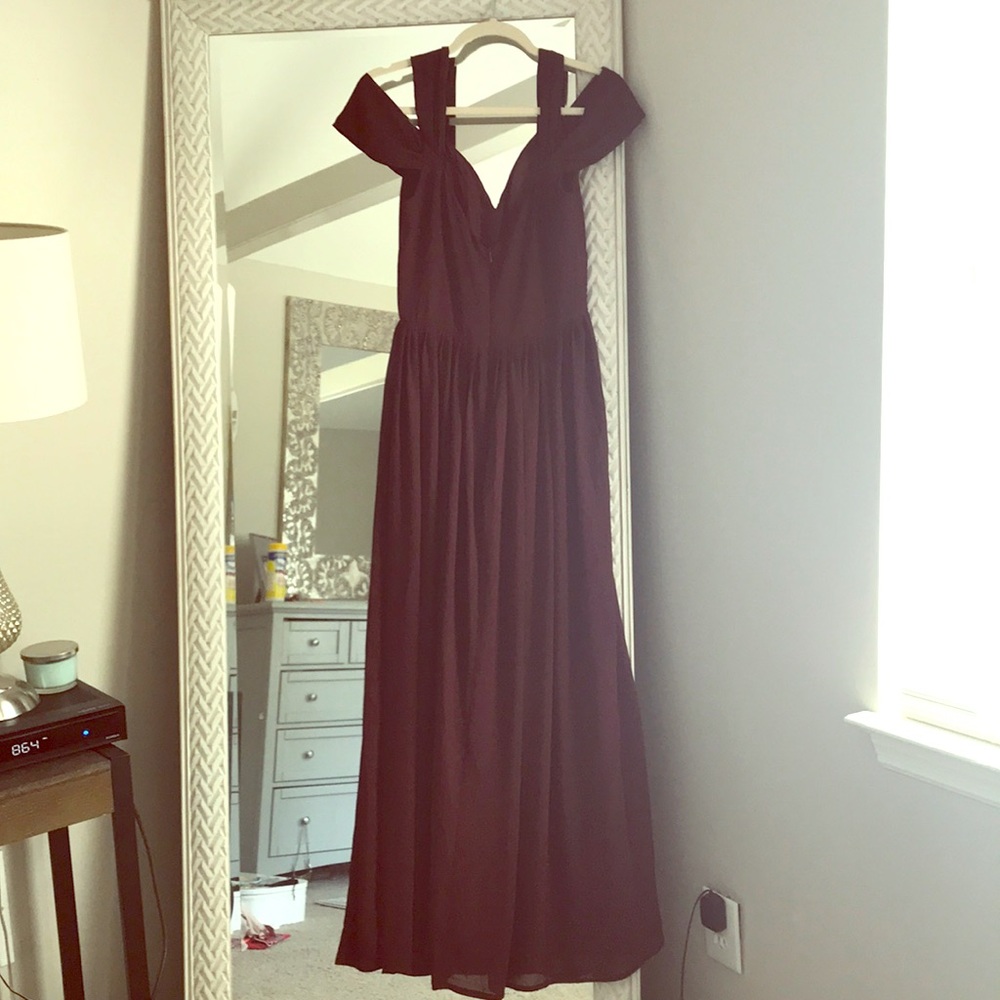 Beautiful Burgundy long fancy dress